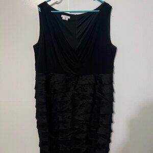 London Times stacked layered dress